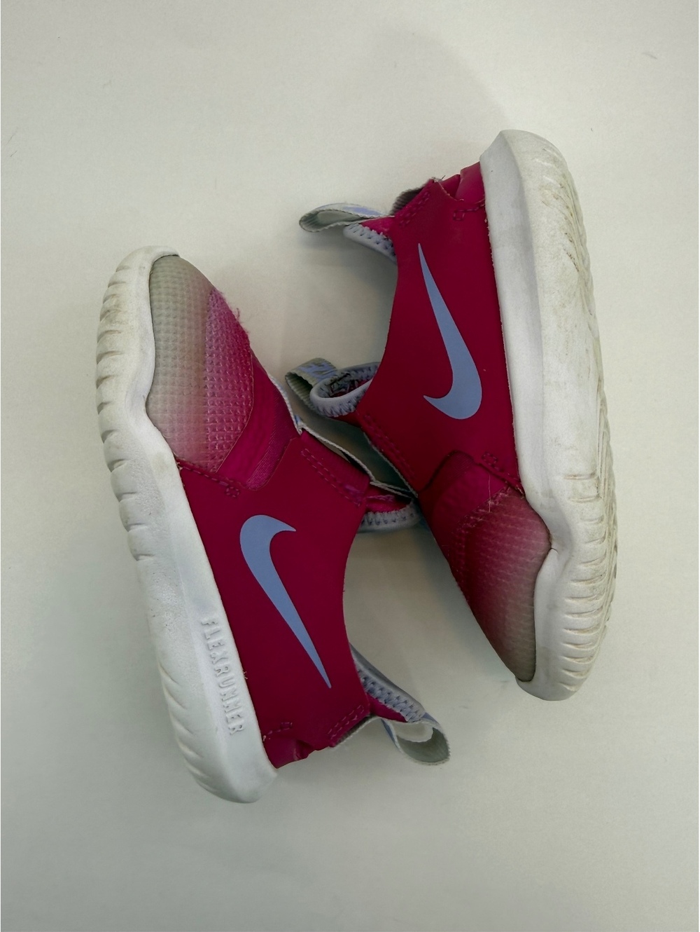 Nike Flex Runner Pink Girls Youth Slip On Sneakers Size 7C AT4665606 (ksh1/0079)